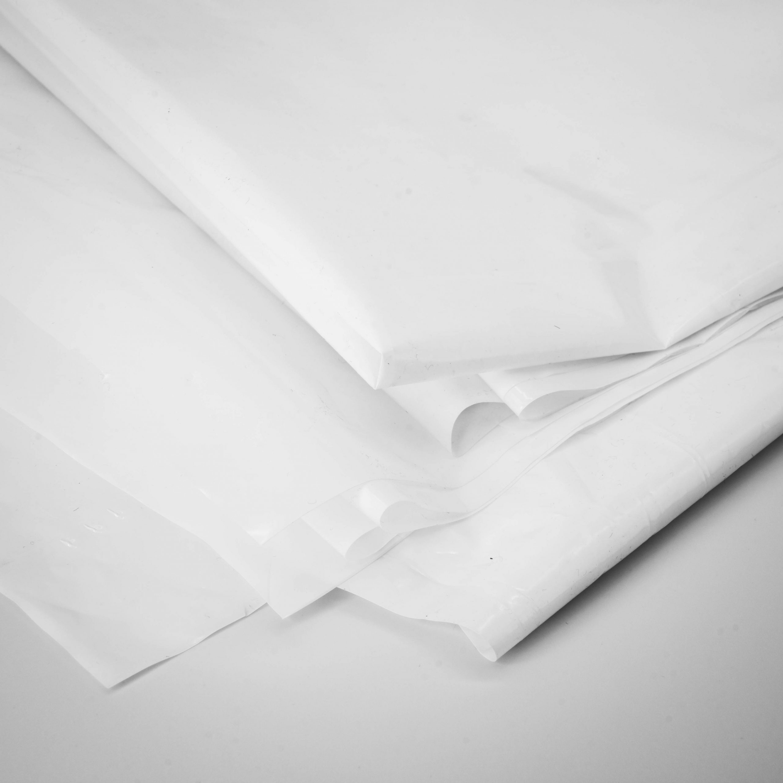 Bolsa de papel kraft blanca fondo de despensa – Plastibolsas